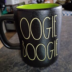 Oogie Boogie Black and Green Rae Dunn Mug